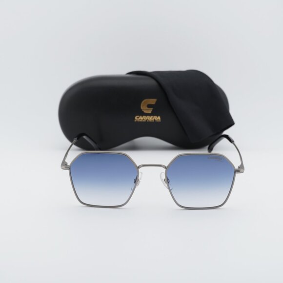 CARRERA 334/S 0R81 08 Geometric Sunglasses - Ruthenium/Blue Gradient - Picture 3 of 11